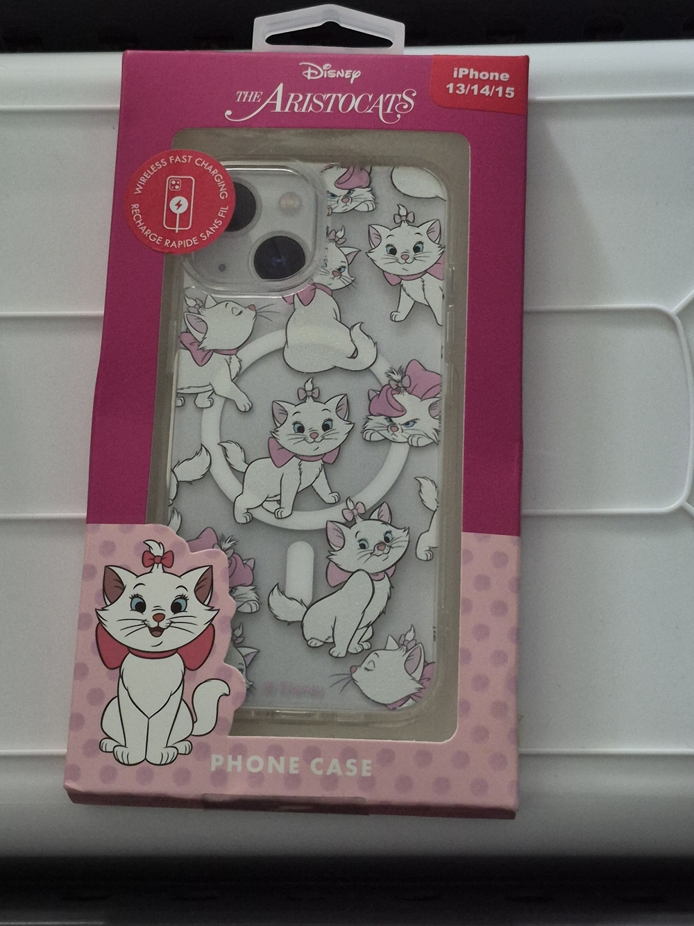 Disney The Aristocats Marie White and Pink Cat Phone Case